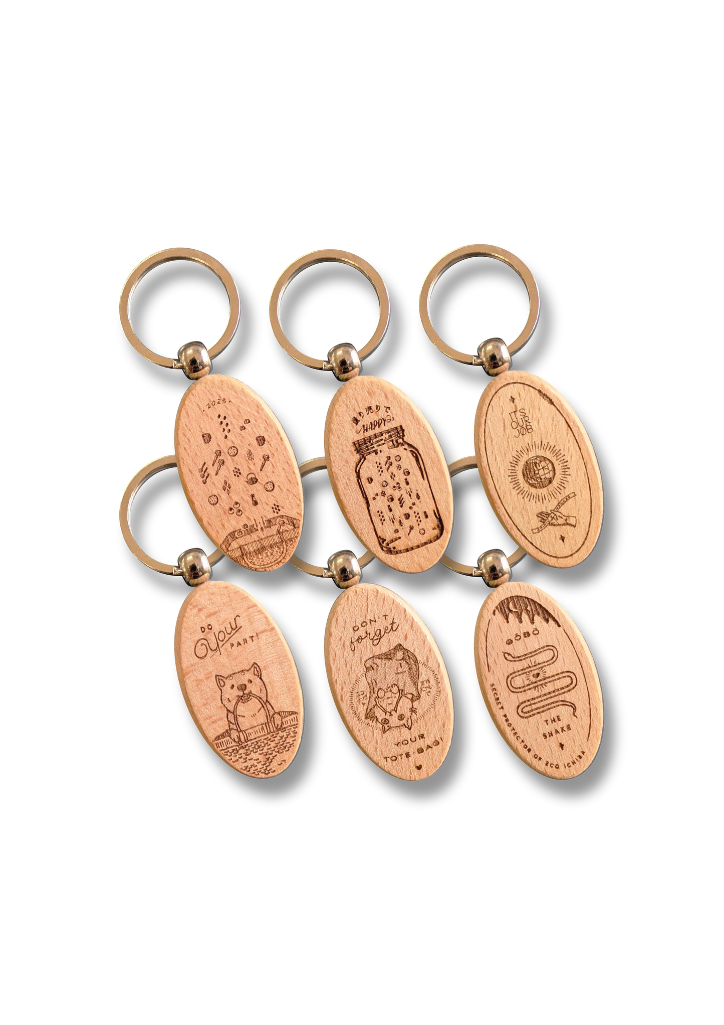 キーホルダー「エコ・市庭」