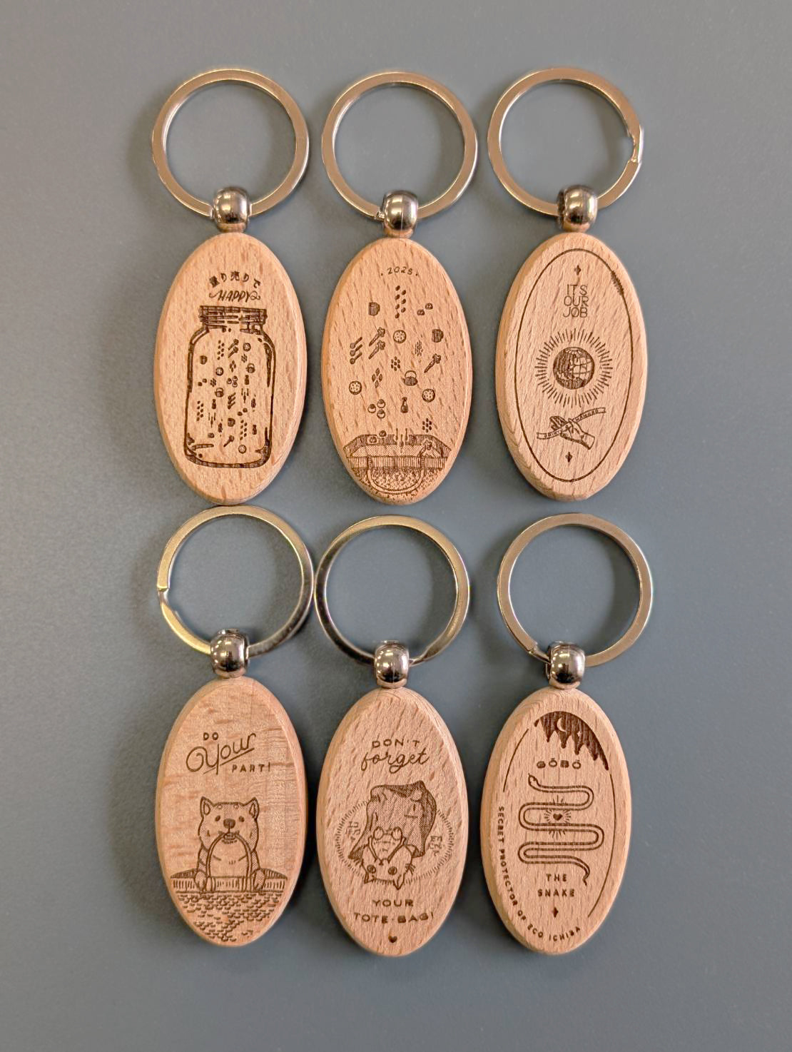 キーホルダー「エコ・市庭」